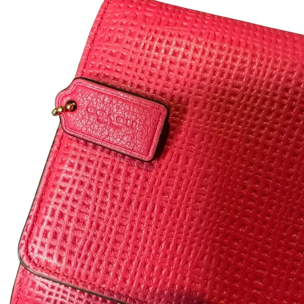 Coach F51556 Madison Embossed Leather‎ Crosstown Bag NO Shoulder Strap, clutch